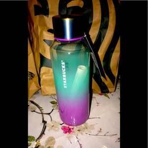 Glass Starbucks 20 oz water bottle